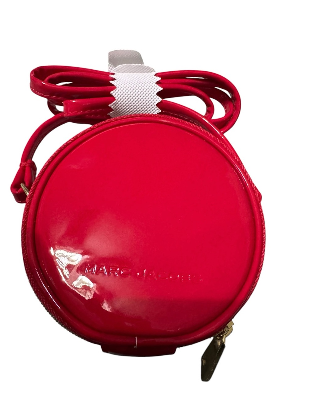 Marc Jacobs Hot Pink Patent Round Crossbody Bag